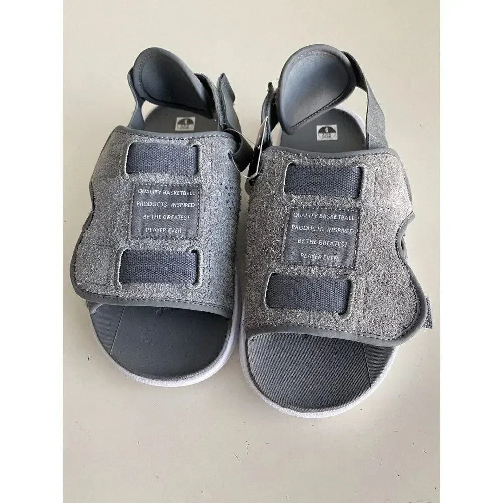 NIKE AIR JORDAN LS Slides‎ Winter Grey Men’s Sz 9 DJ9857-002 NEW